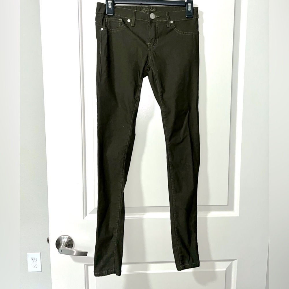 VIP Green Skinny Jeans Stretch Denim Size 5